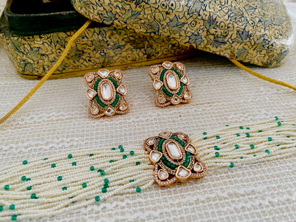 TARA POLKI CZ CHOKER SET
